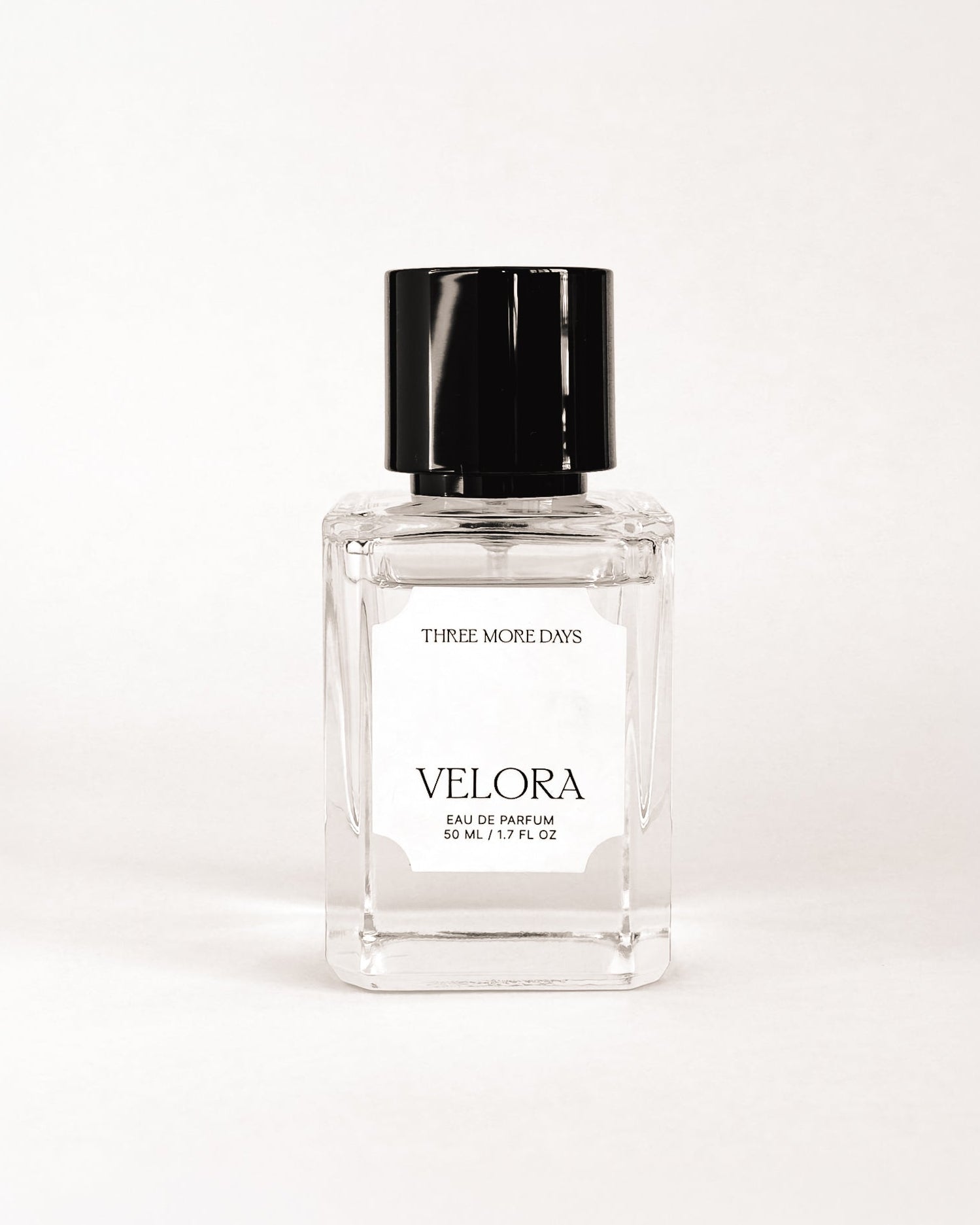 Velora perfume bottle on a white background