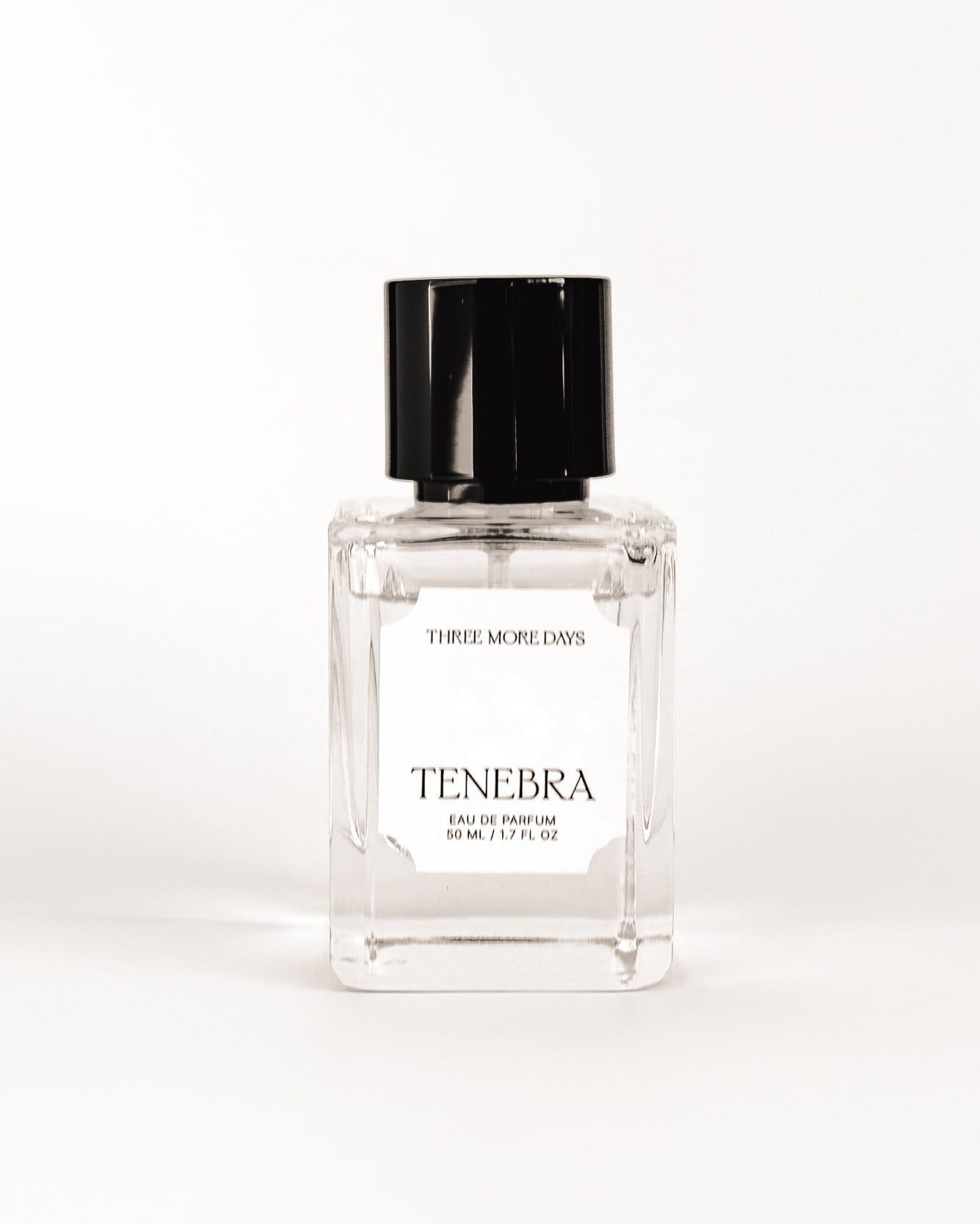 Perfume bottle labeled 'Tendre' on a white background