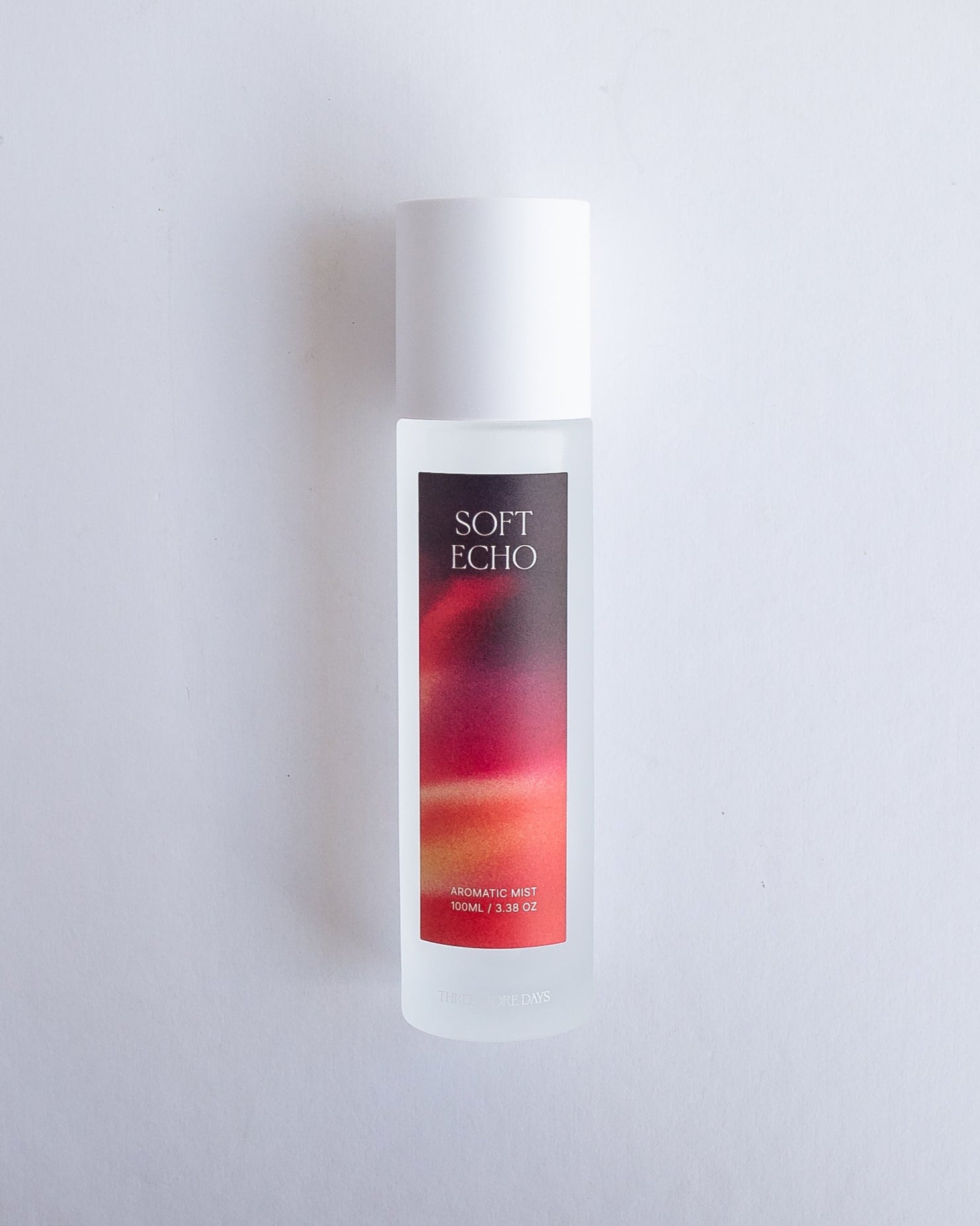 SOFT ECHO: Fresh Peach / White Tea / Sunlit Petals / Musk Ceramic ROOM SPRAY - Three More Days Collection