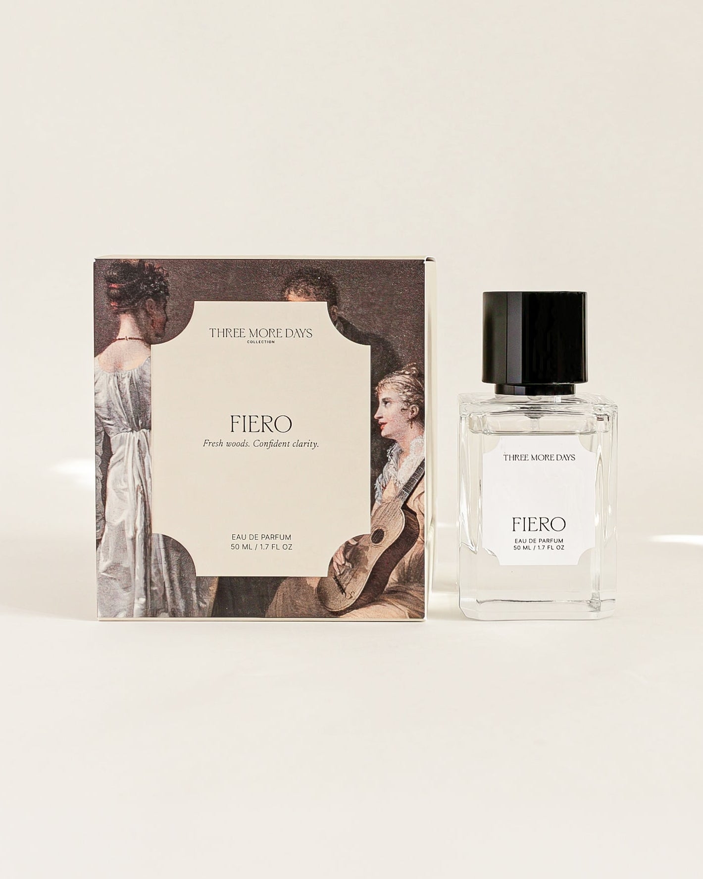 FENDI perfume bottle and packaging on a light beige background