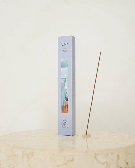 Aura Incense - Oud, Vetiver, Orchid - Three More Days Collection