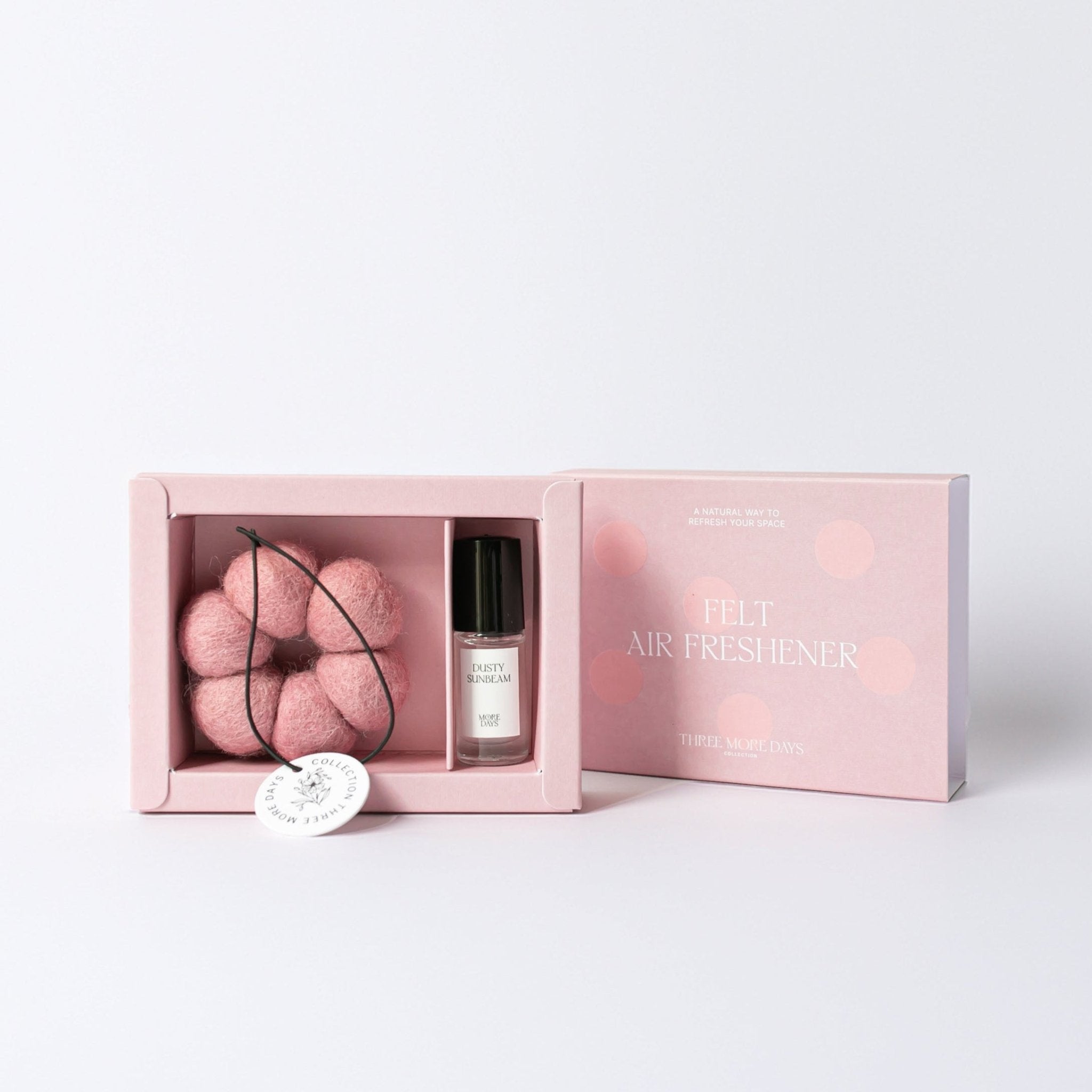 Felt Air Freshener – Rose Dust - Three More Days Collection