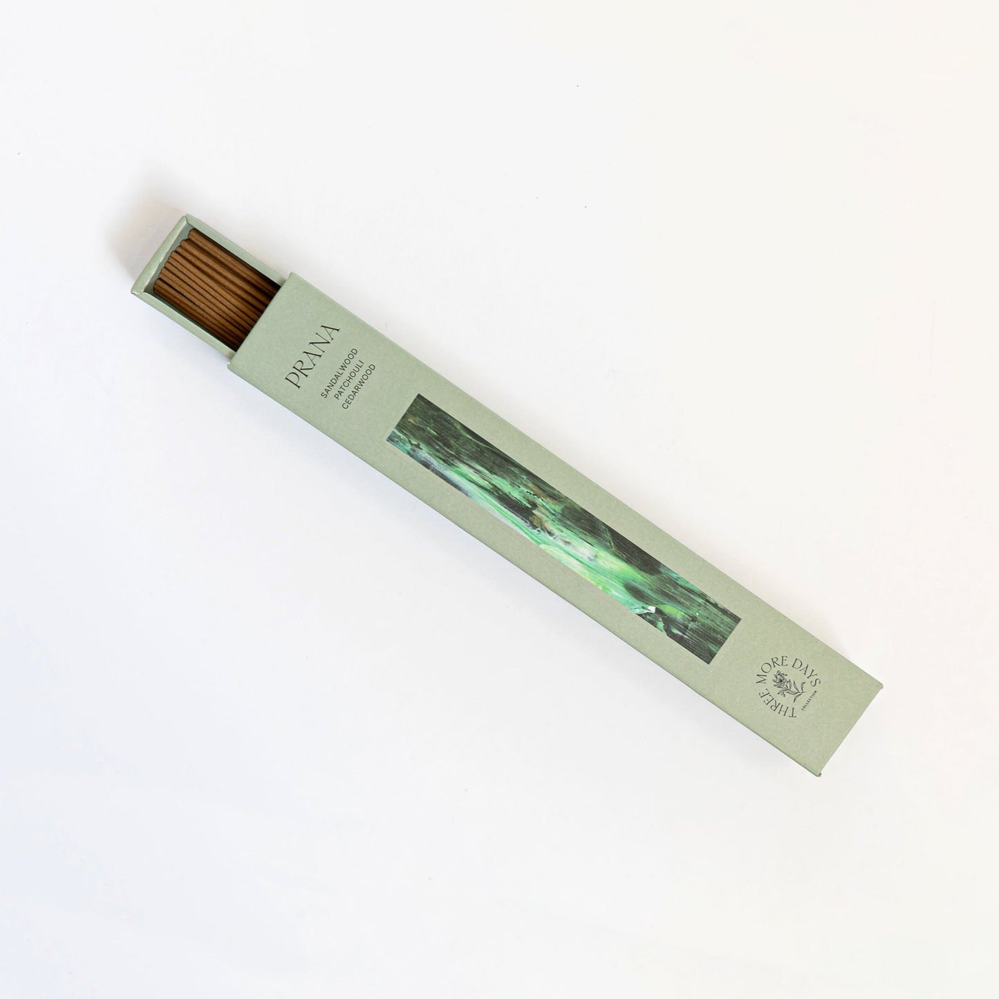 Prana Incense - Sandalwood, Patchouli, Cedarwood - Three More Days Collection