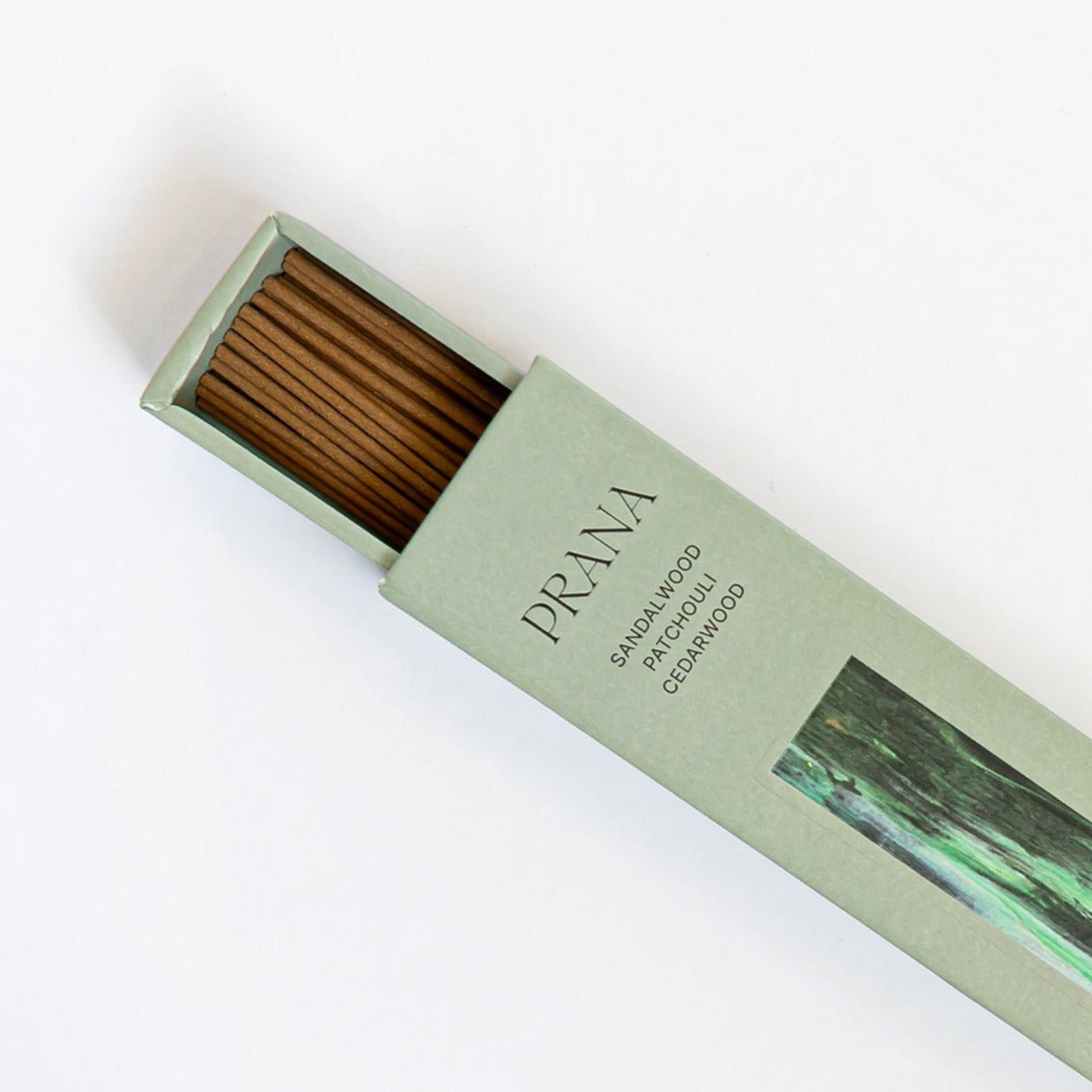 Prana Incense - Sandalwood, Patchouli, Cedarwood - Three More Days Collection