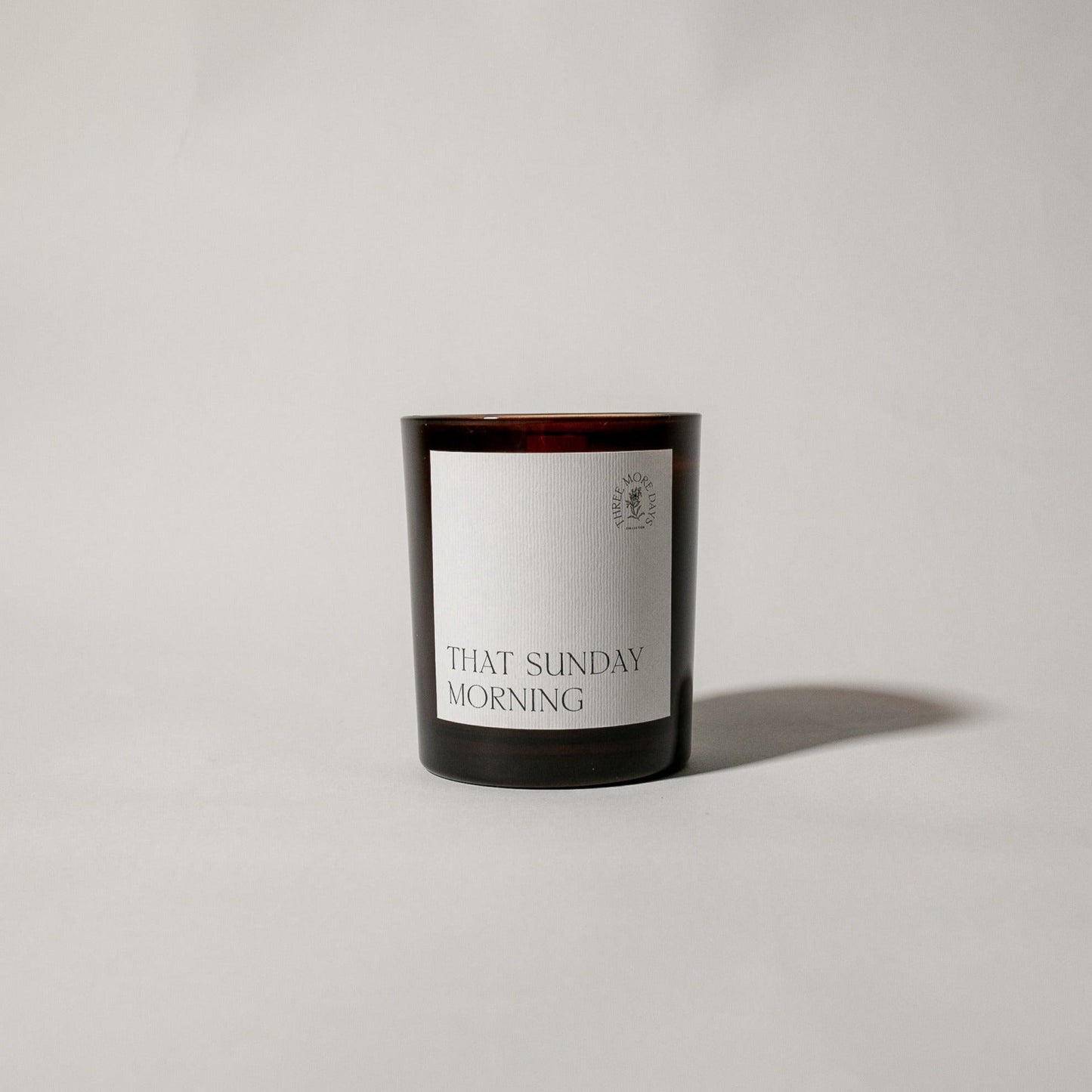 THAT SUNDAY MORNING: PINE NEEDLE / GRAPE / NEROLI / CEDARWOOD / MANDARIN AMBER CANDLE 200G - Three More Days Collection