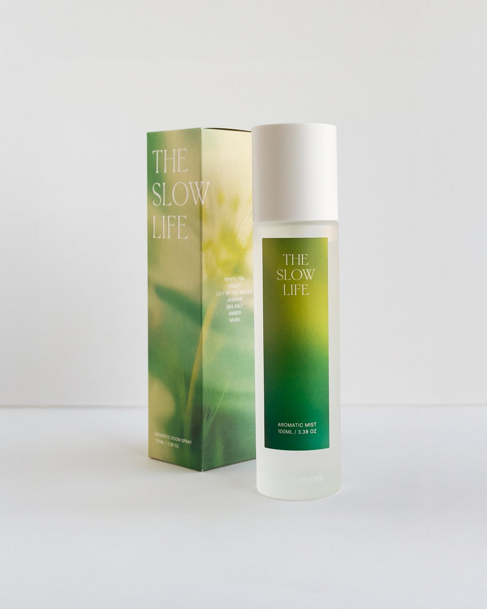 THE SLOW LIFE: Tea / Blue Flowers / Violet / Lily of the Valley Ceramic ROOM SPRAY - Three More Days Collection
